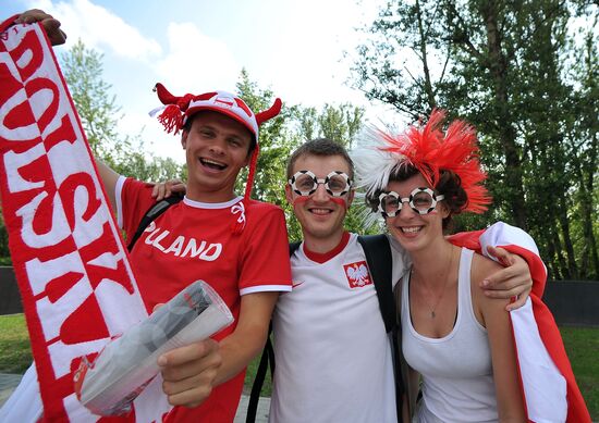 Football. Euro 2012. Poland vs. Russia