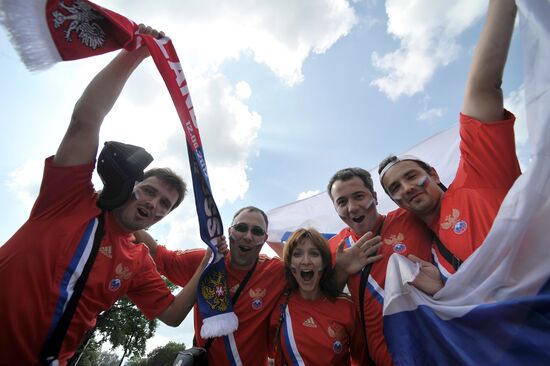 Football. Euro 2012. Poland vs. Russia