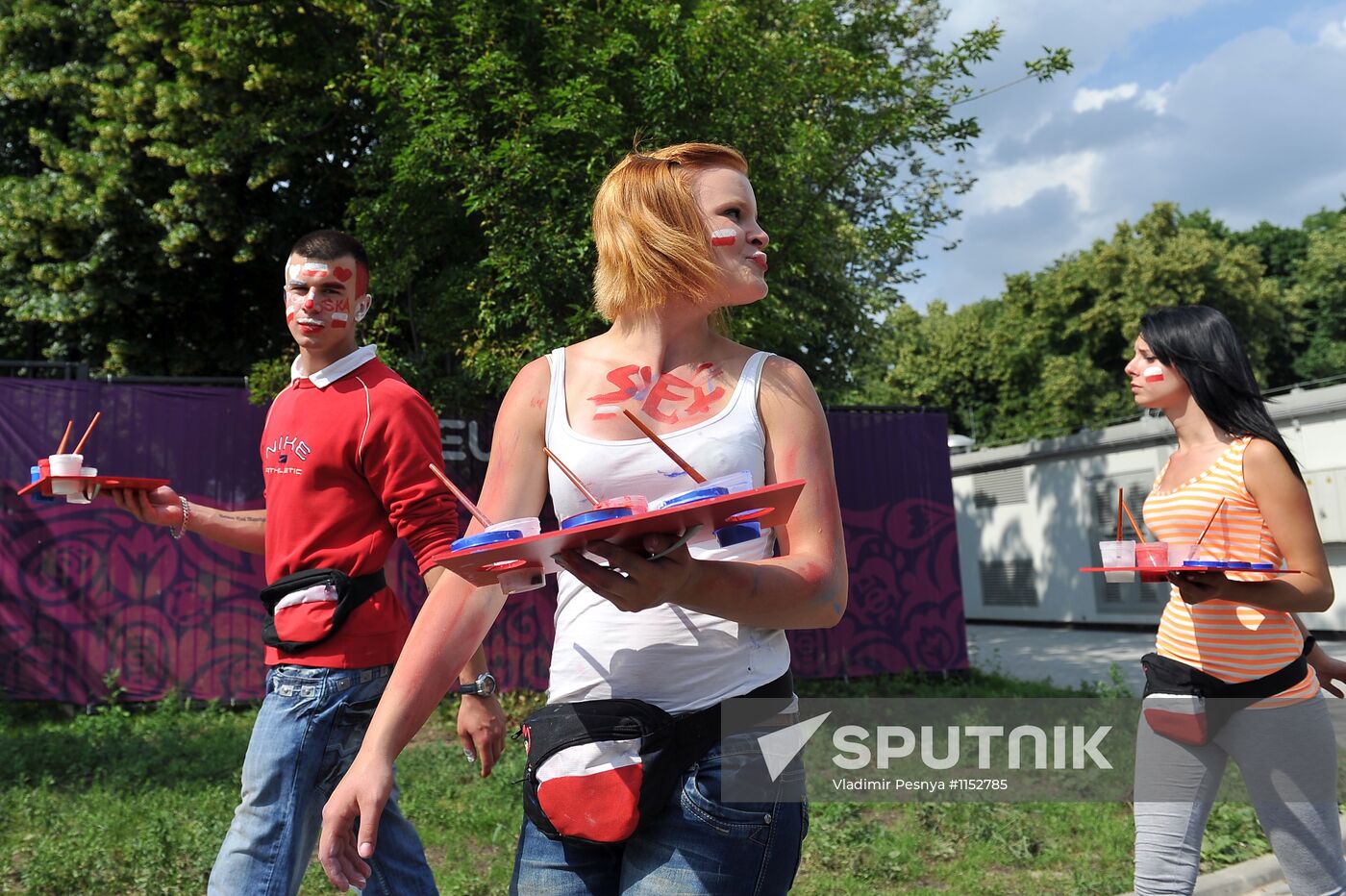 Football. Euro 2012. Poland vs. Russia