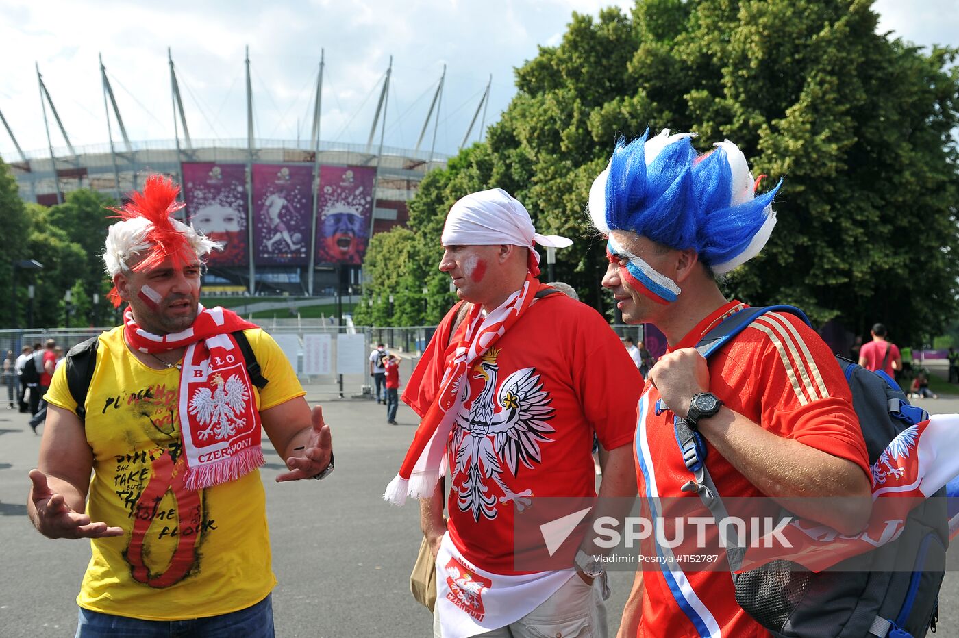 Football. Euro 2012. Poland vs. Russia