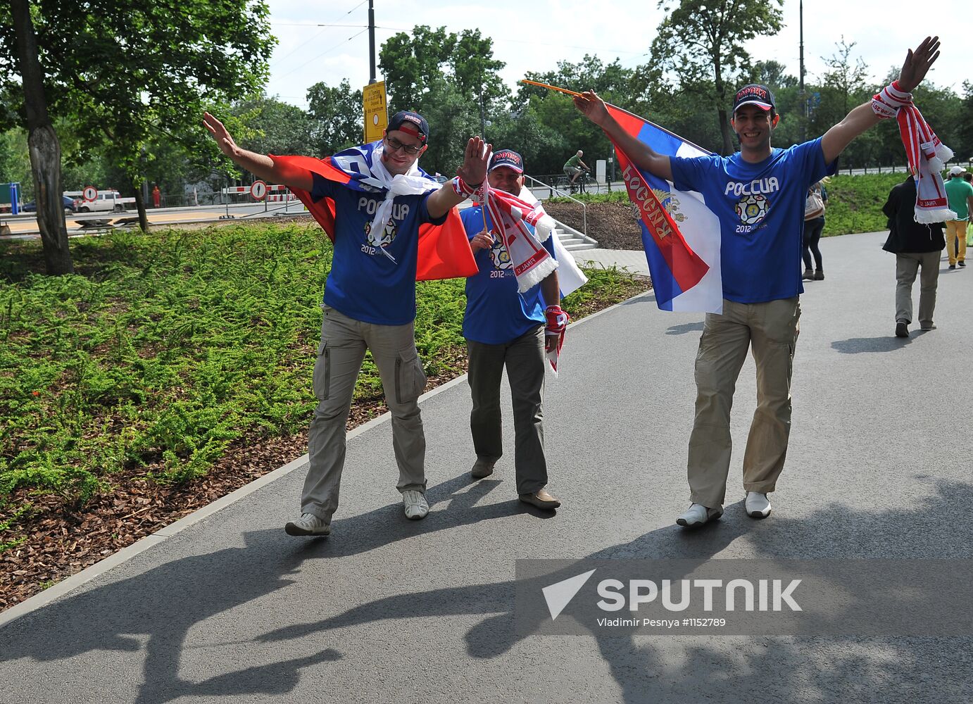 Football. Euro 2012. Poland vs. Russia