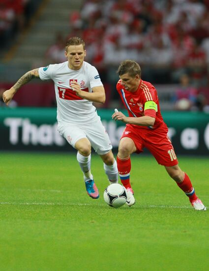 Football Euro 2012. Poland vs. Russia