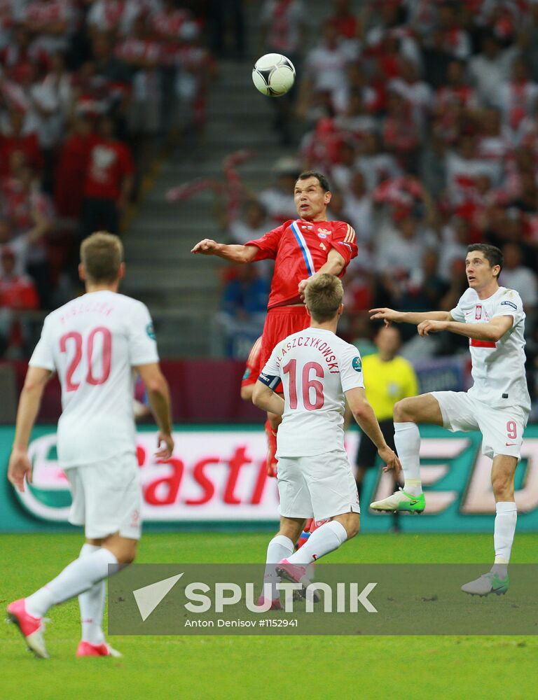 Football Euro 2012. Poland vs. Russia