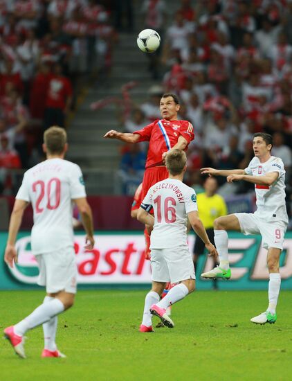 Football Euro 2012. Poland vs. Russia