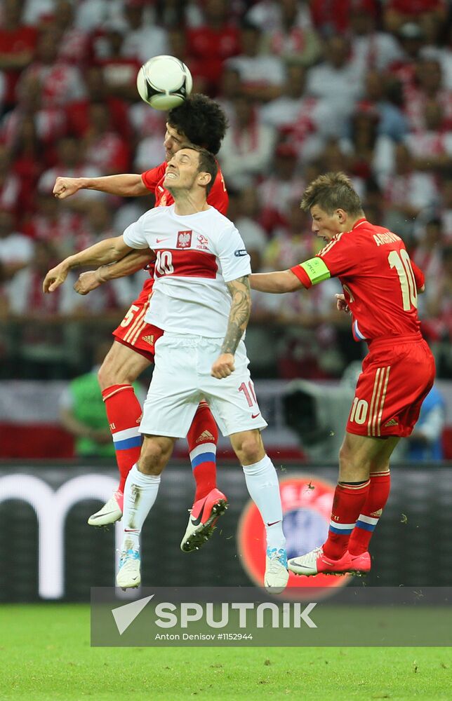 Football Euro 2012. Poland vs. Russia