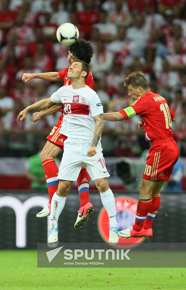 Football Euro 2012. Poland vs. Russia