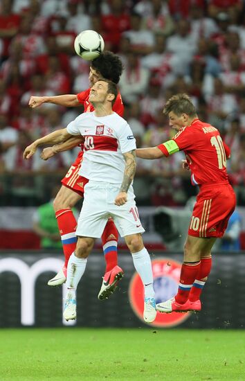 Football Euro 2012. Poland vs. Russia