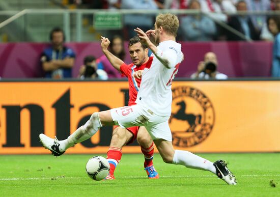 Football Euro 2012. Poland vs. Russia
