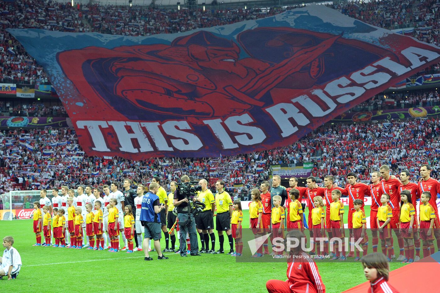 Football Euro 2012. Poland vs. Russia
