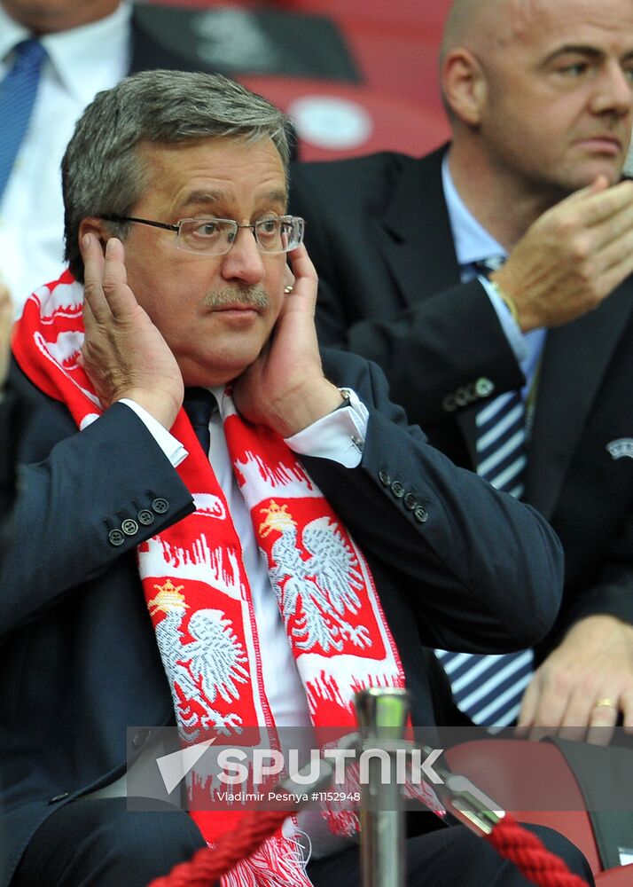 Football Euro 2012. Poland vs. Russia