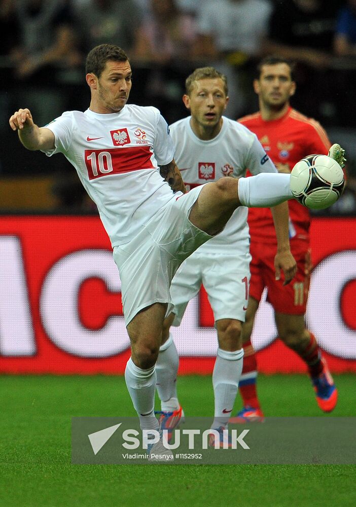 Football Euro 2012. Poland vs. Russia
