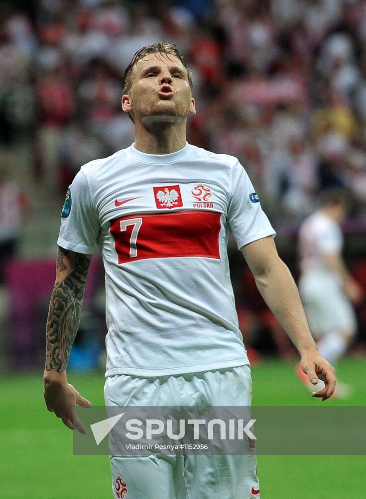 Football Euro 2012. Poland vs. Russia