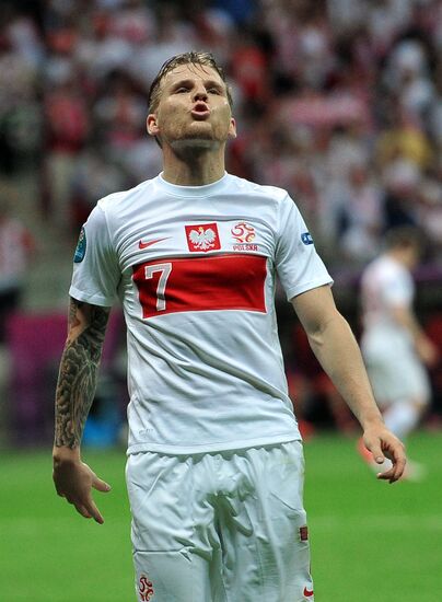 Football Euro 2012. Poland vs. Russia