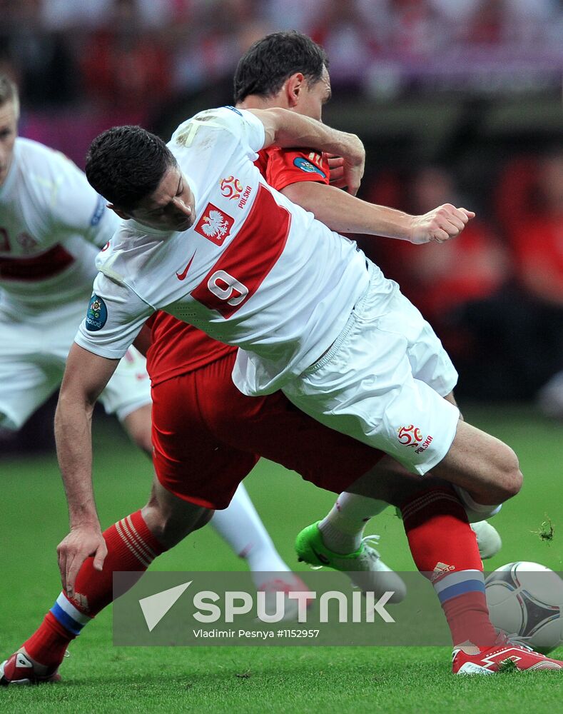 Football Euro 2012. Poland vs. Russia