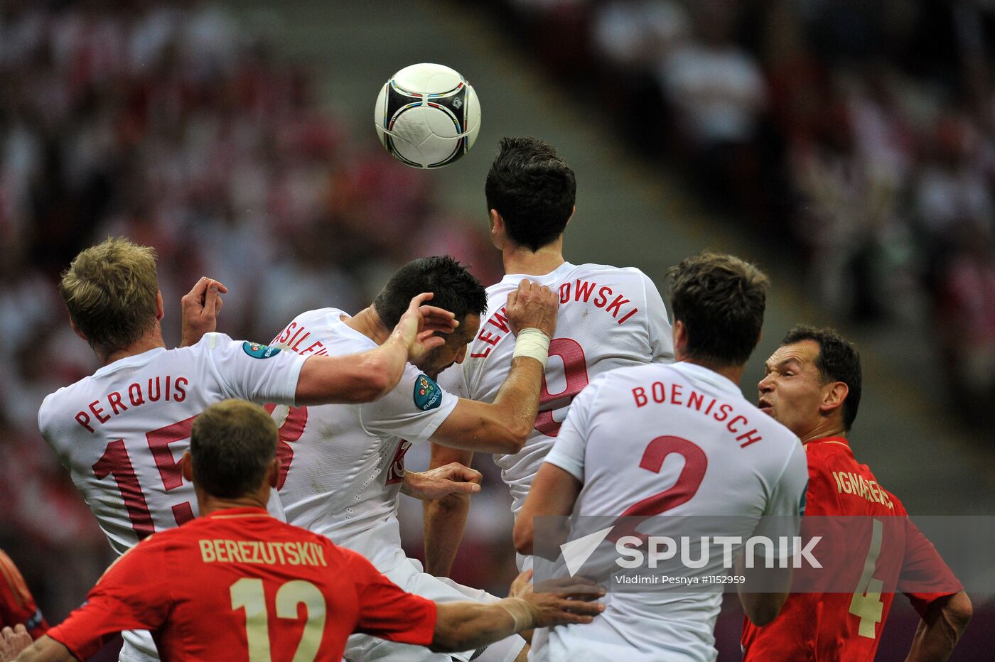 Football Euro 2012. Poland vs. Russia