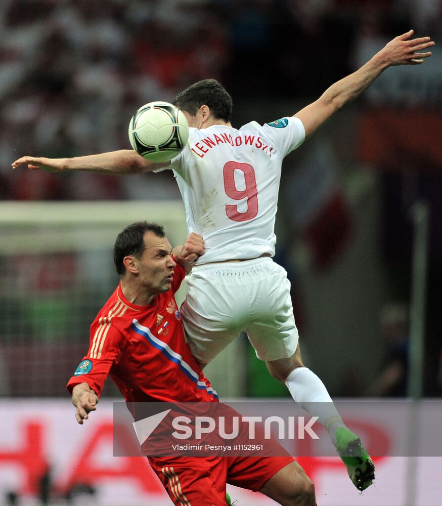 Football Euro 2012. Poland vs. Russia