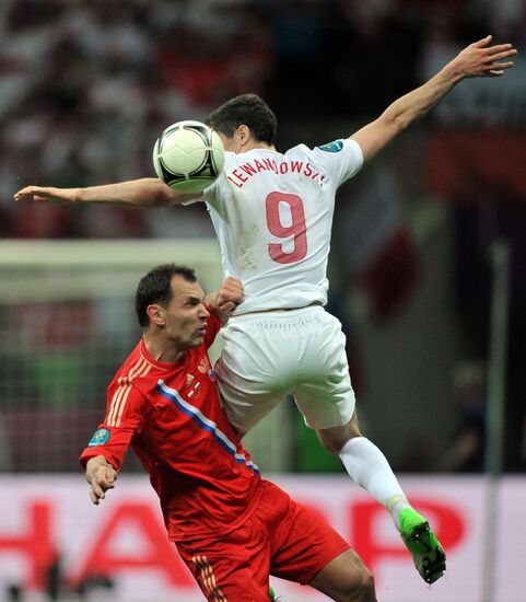 Football Euro 2012. Poland vs. Russia