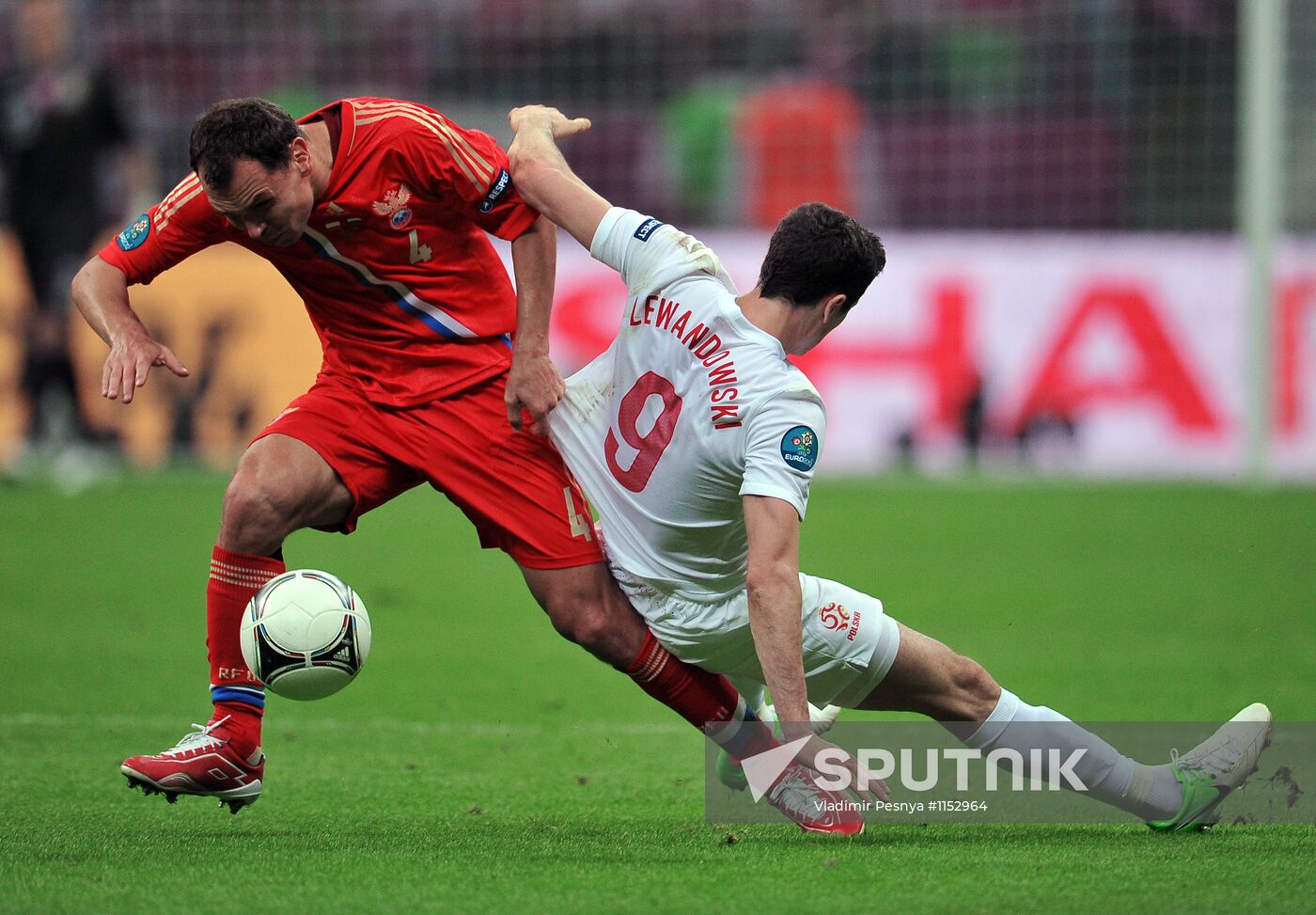Football Euro 2012. Poland vs. Russia