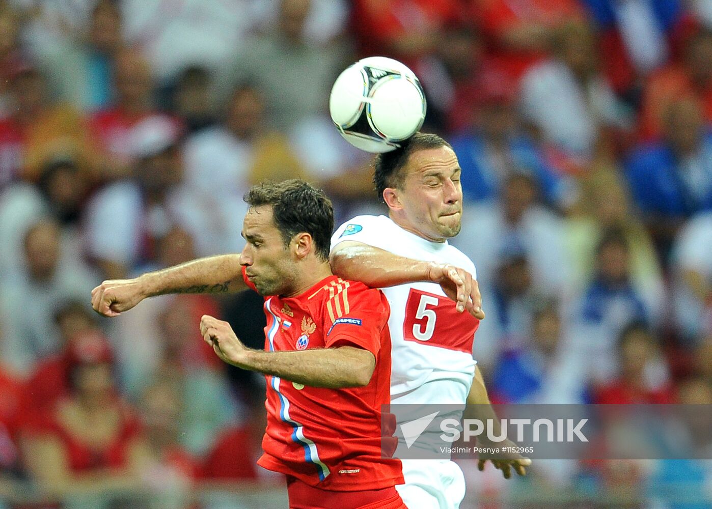 Football Euro 2012. Poland vs. Russia