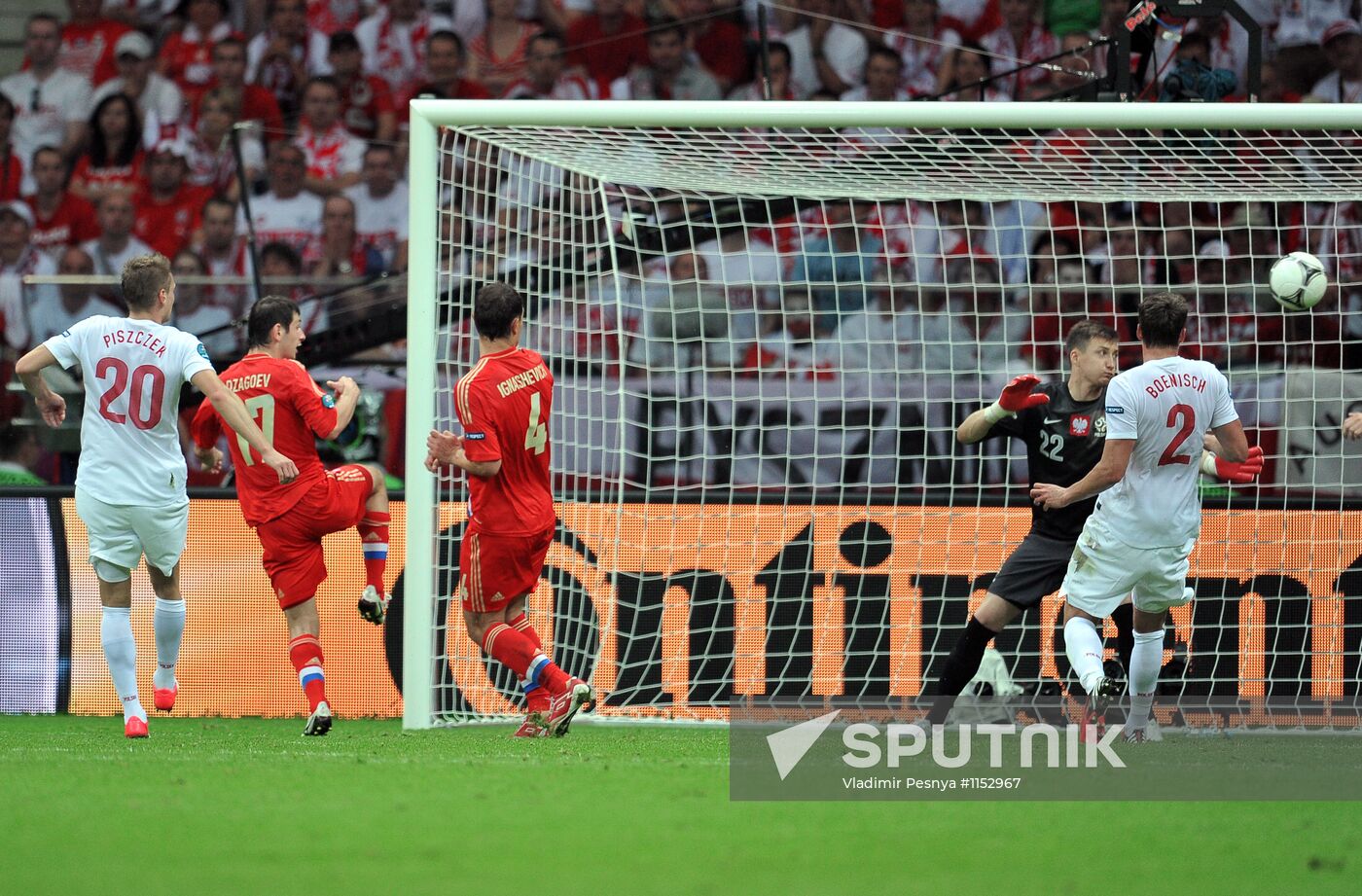 Football Euro 2012. Poland vs. Russia