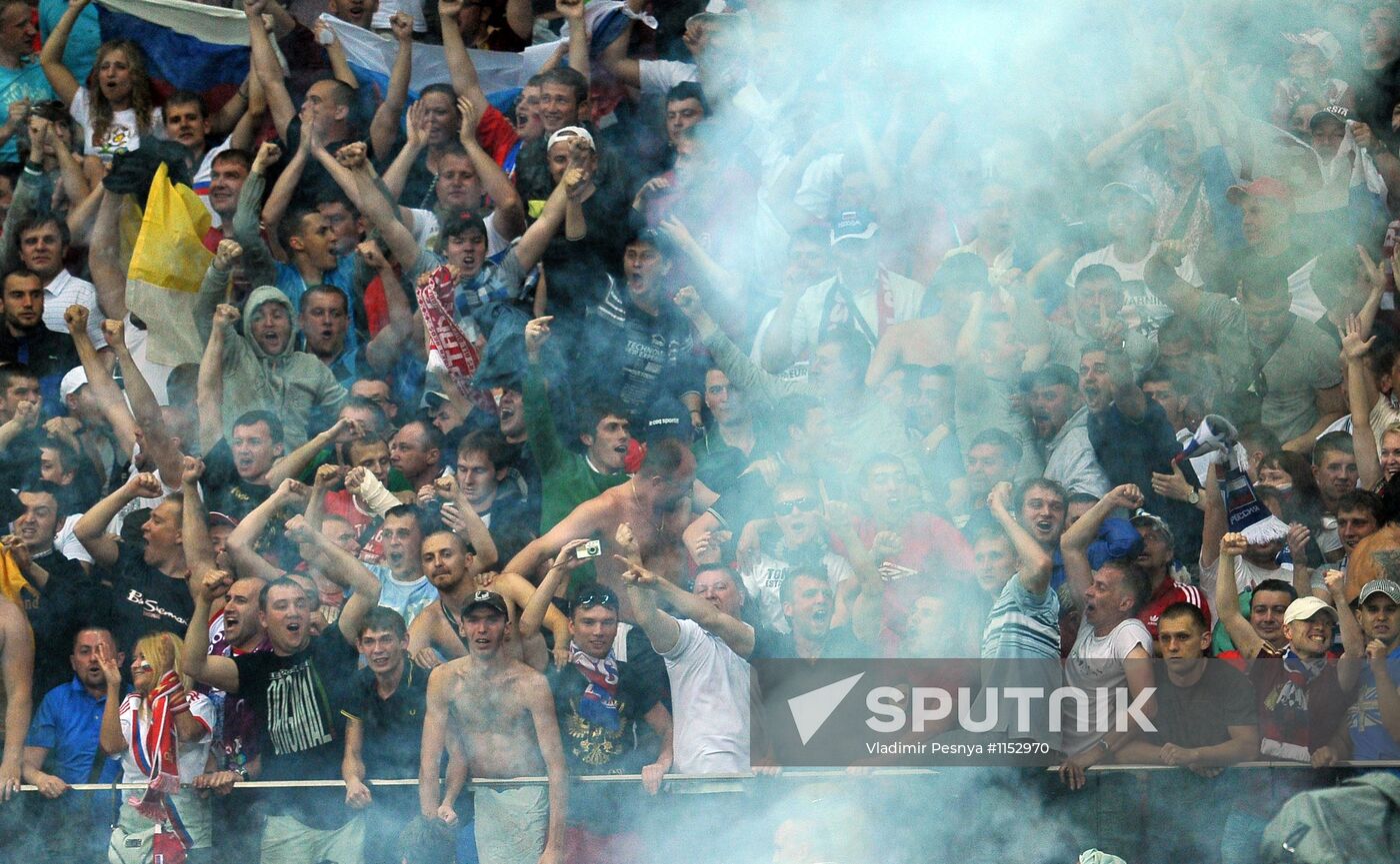 Football Euro 2012. Poland vs. Russia