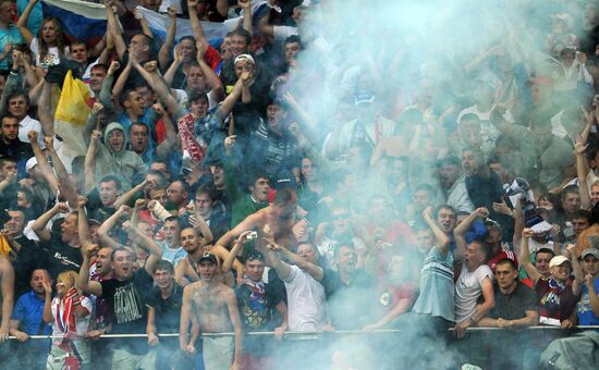Football Euro 2012. Poland vs. Russia