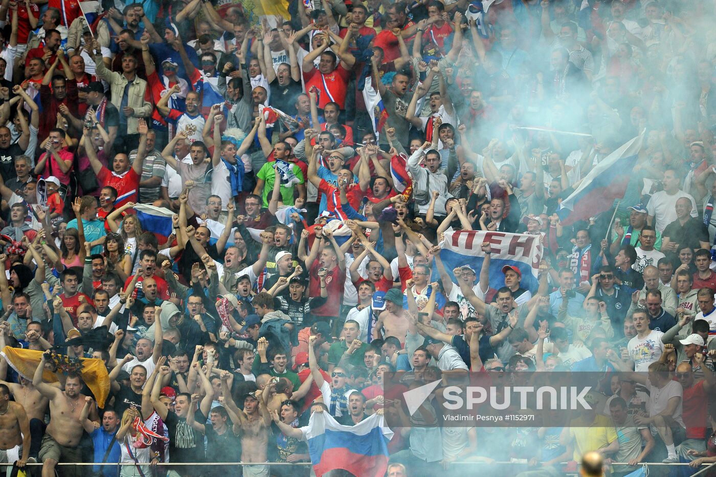 Football Euro 2012. Poland vs. Russia