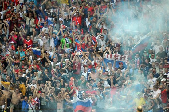 Football Euro 2012. Poland vs. Russia