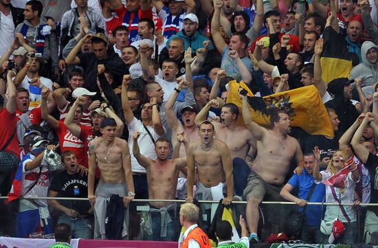 Football Euro 2012. Poland vs. Russia