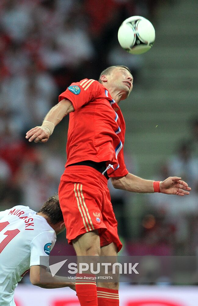 Football Euro 2012. Poland vs. Russia
