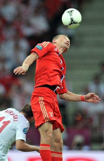 Football Euro 2012. Poland vs. Russia