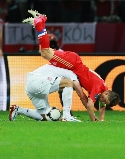 Football Euro 2012. Poland vs. Russia