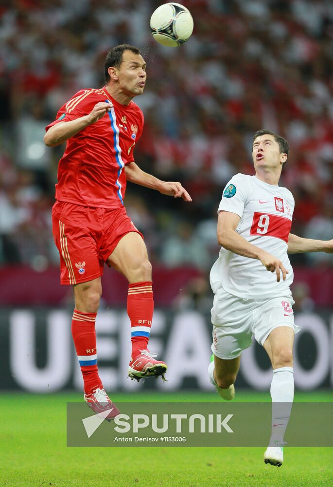 Football Euro 2012. Poland vs. Russia