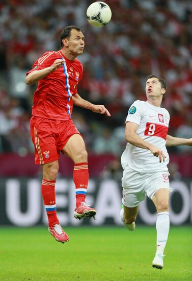 Football Euro 2012. Poland vs. Russia