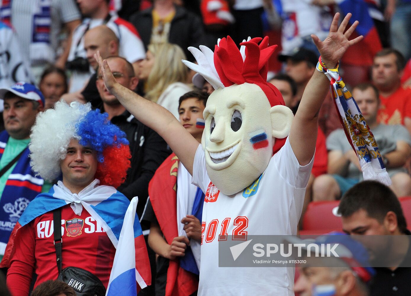 Football Euro 2012. Poland vs. Russia