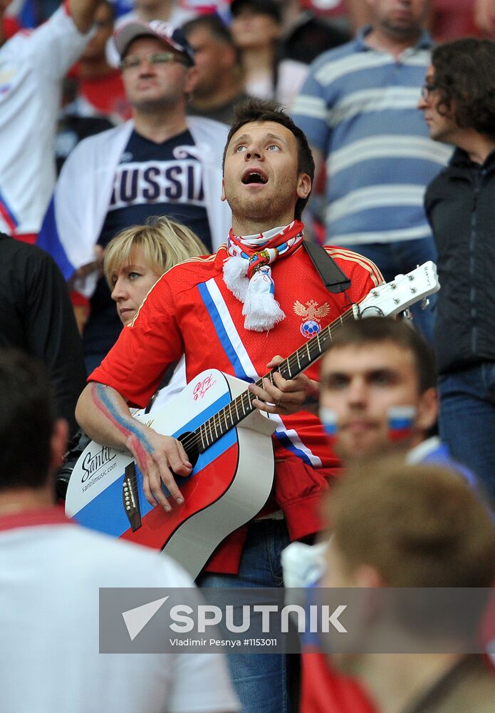 Football Euro 2012. Poland vs. Russia