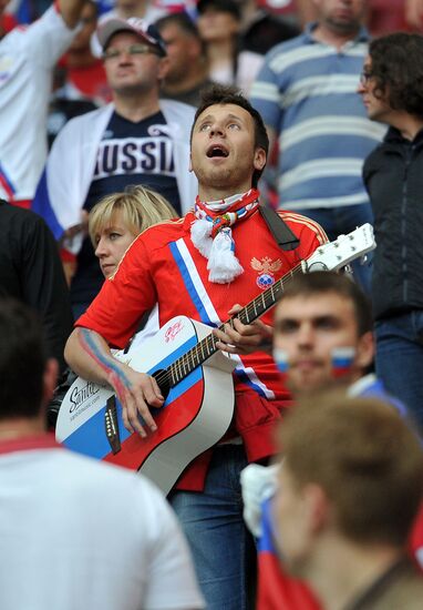 Football Euro 2012. Poland vs. Russia