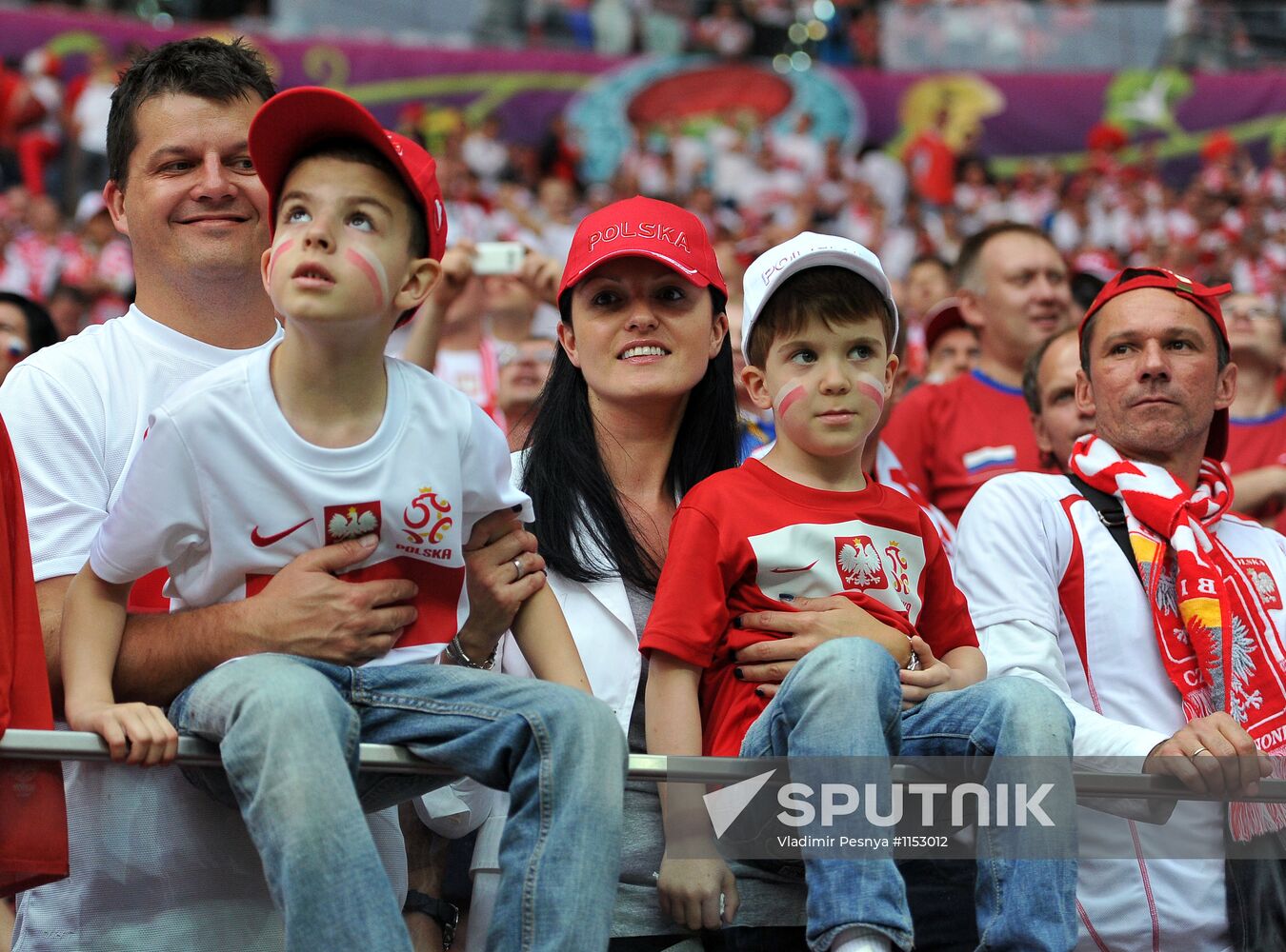Football Euro 2012. Poland vs. Russia