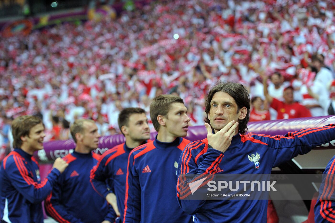 Football Euro 2012. Poland vs. Russia