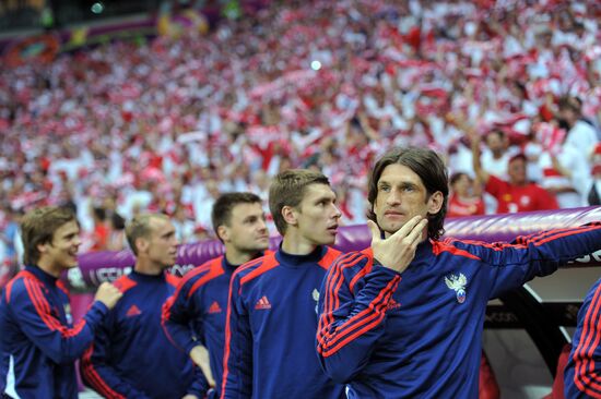 Football Euro 2012. Poland vs. Russia