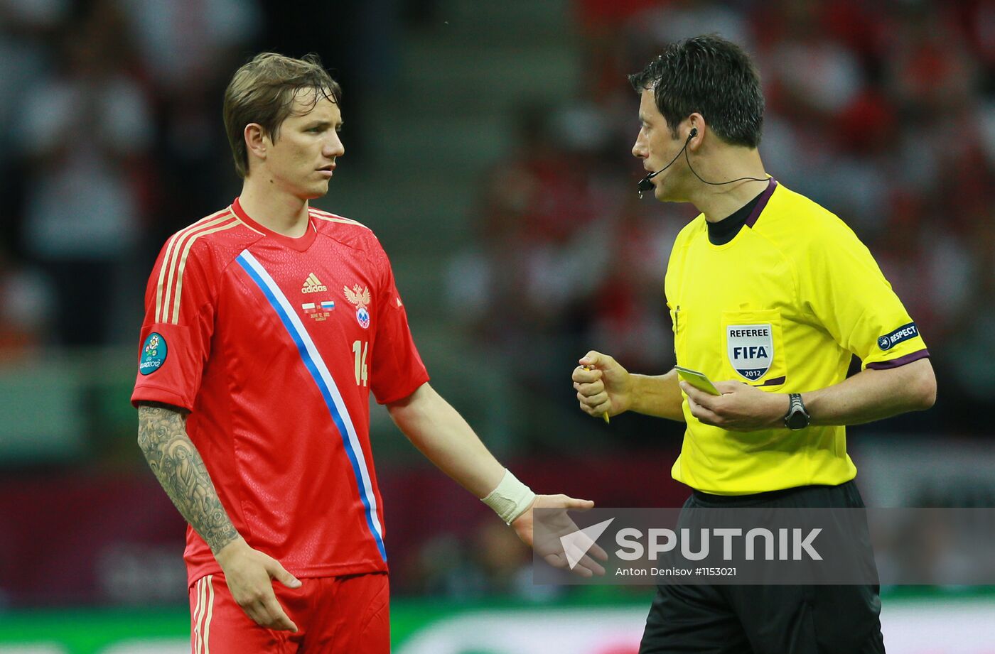 Football Euro 2012. Poland vs. Russia