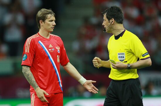 Football Euro 2012. Poland vs. Russia