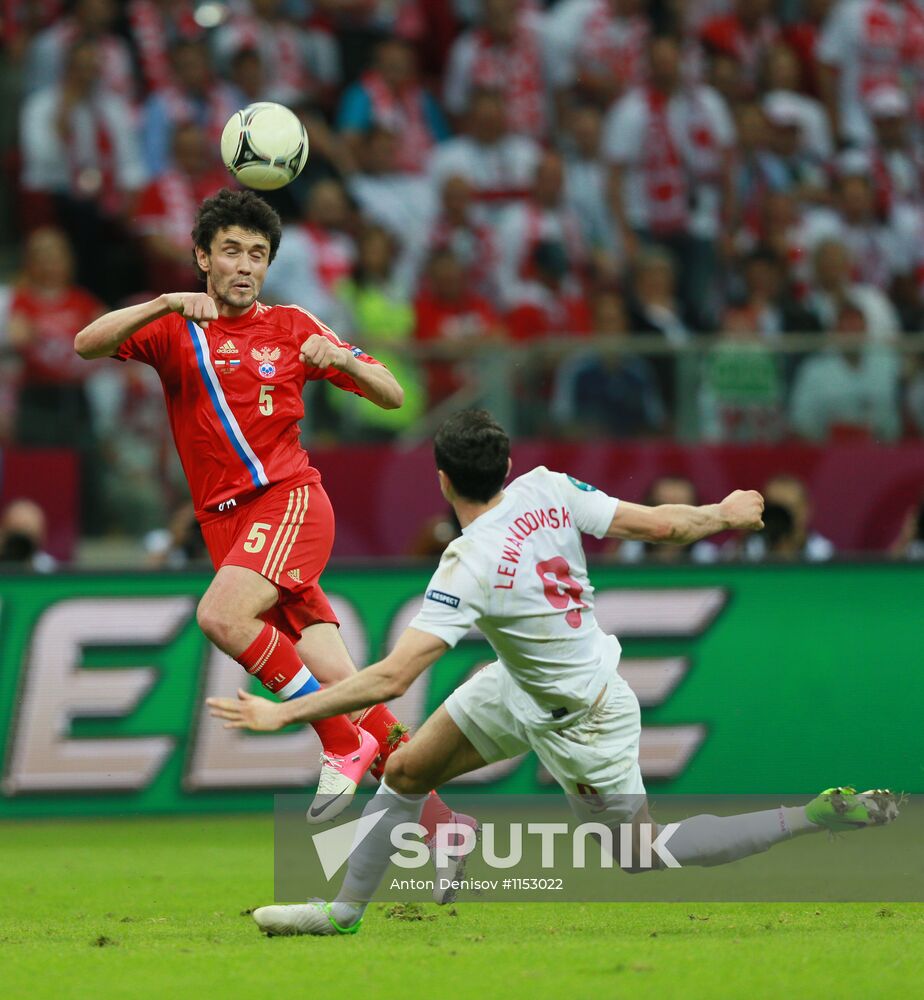 Football Euro 2012. Poland vs. Russia
