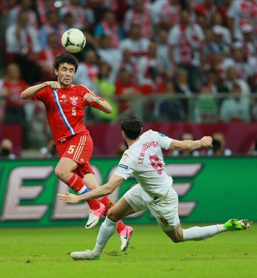 Football Euro 2012. Poland vs. Russia