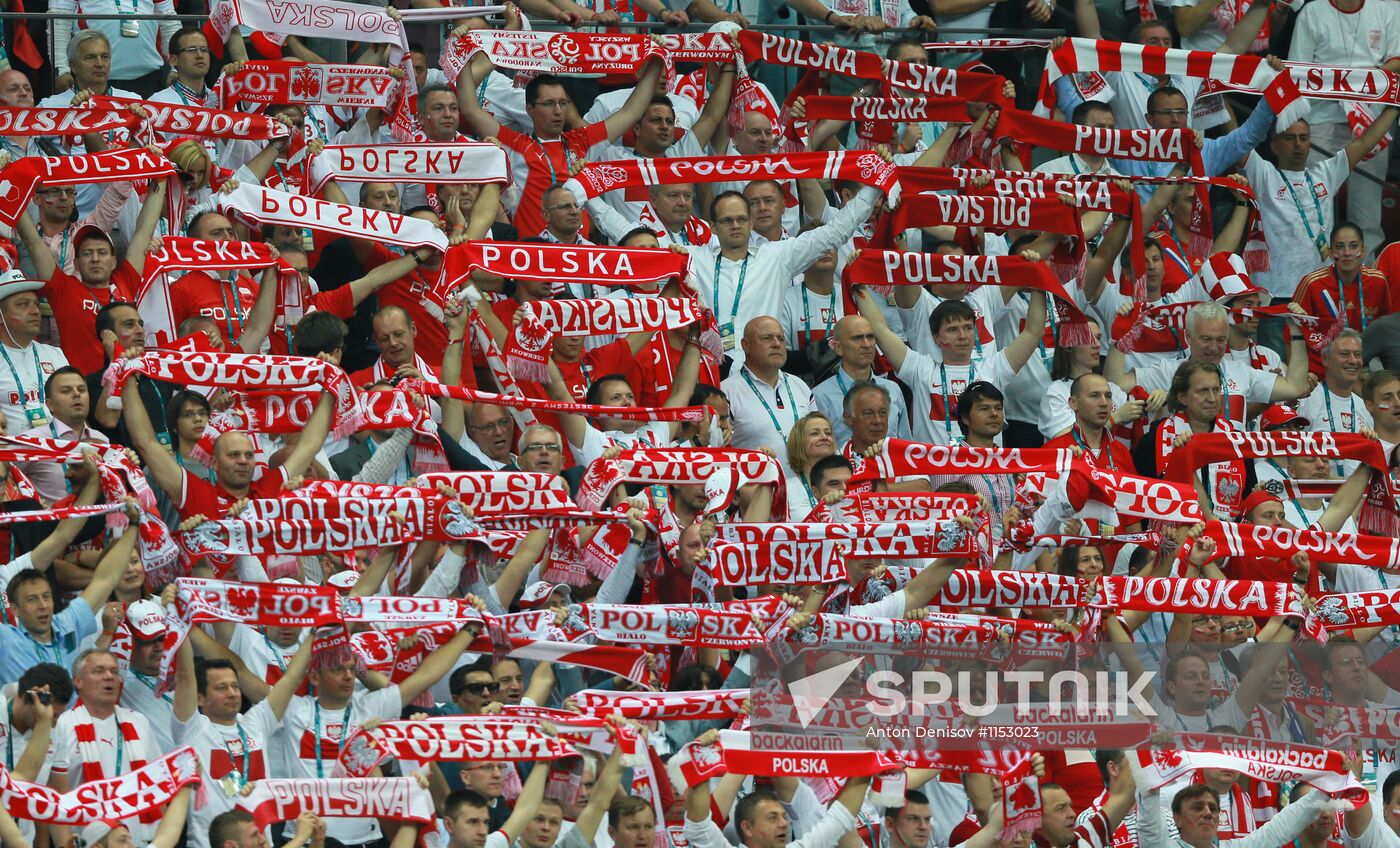 Football. Euro 2012. Poland vs. Russia