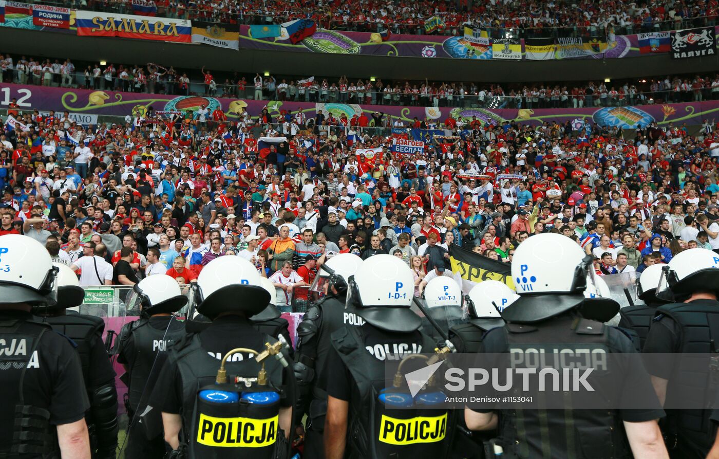 Football. Euro 2012. Poland vs. Russia