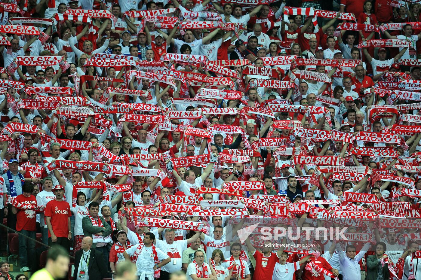 Football Euro 2012. Match Poland vs. Russia