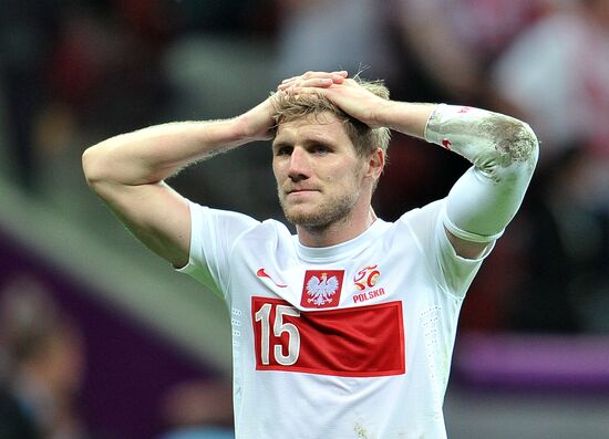 Football Euro 2012. Match Poland vs. Russia