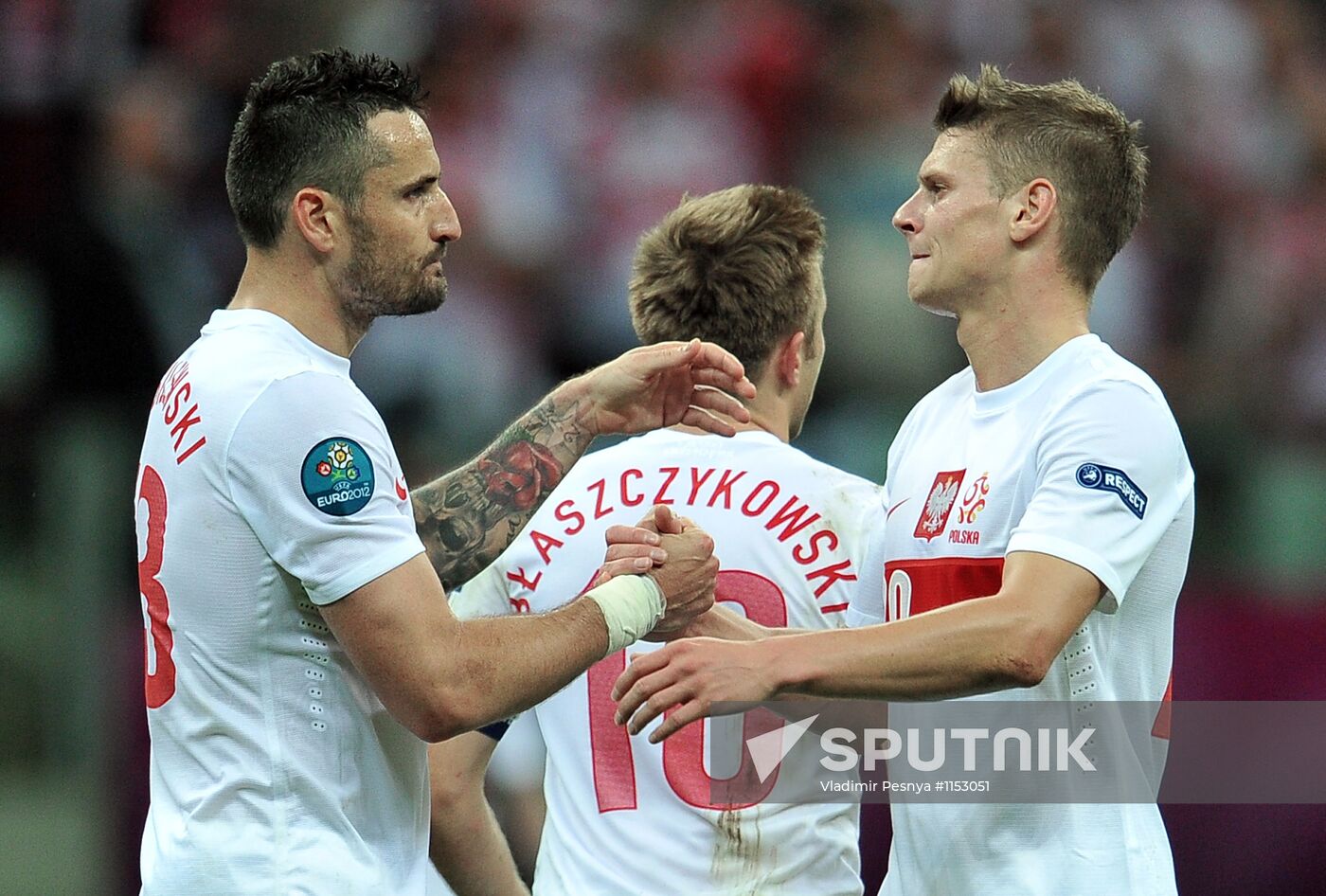 Football Euro 2012. Match Poland vs. Russia