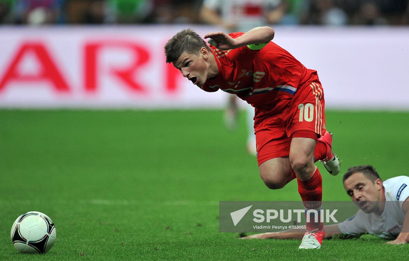 Football Euro 2012. Match Poland vs. Russia